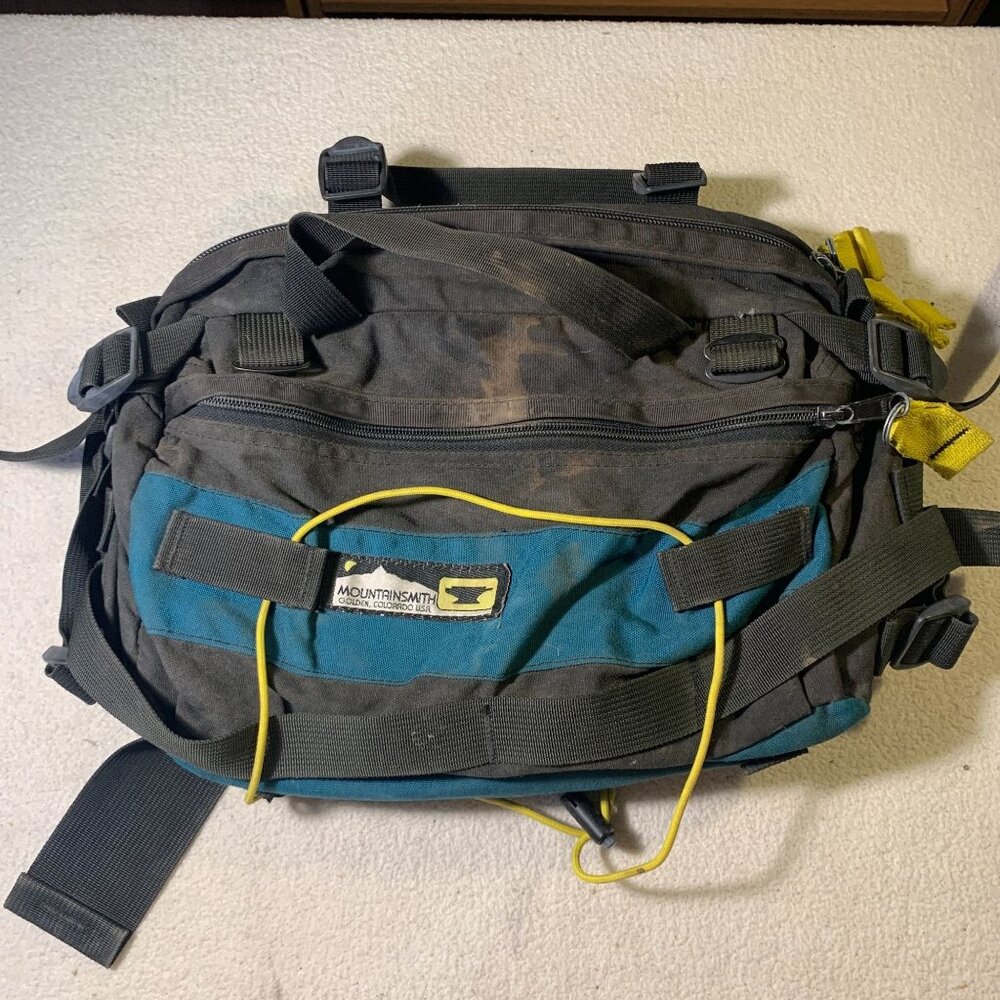 Vintage Mountainsmith Lumbar Day Pack Hiking Tour Pack Waist Bag Made In USA